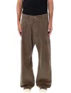 DRKSHDW WIDE-LEG CARGO TROUSERS