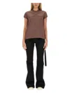 Drkshdw Cotton T-shirt In Brown