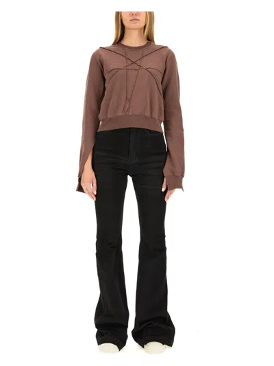 DRKSHDW WOMEN'S CROPPED SWEATSHIRT
