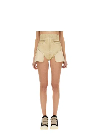 Drkshdw Women's Dirt Cutoffs Parchment Shorts