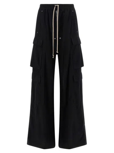 Drkshdw Women 'double Cargo Jumbo Belas' Pants In Black