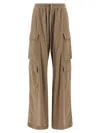 Drkshdw Double Cargo Jumbo Belas Pants In White