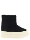 Drkshdw Mega Bumper Low Lunar Ankle Boots In Black