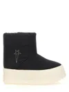 Drkshdw Padded Ankle Boots Low Lunar In Black