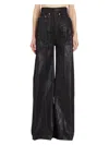 Drkshdw Pantaloni In Denim Bolan Bootcut Black