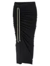 Drkshdw Edfu Sheath Midi Skirt In Black