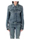 Drkshdw Denim Jacket In Washed Indigo