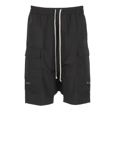 Drkshdw X Converse Black Cargo Bermuda Shorts