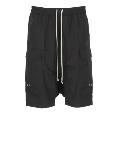 Drkshdw X Converse Black Cargo Bermuda Shorts