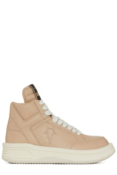 DRKSHDW X CONVERSE HIGH-TOP LACE-UP SNEAKERS