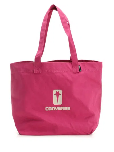 Drkshdw X Converse Tote Bag In Fuchsia
