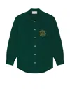 Drle De Monsieur Drole De Monsieur La Chemise Slogan Shirt In Green