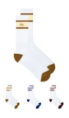 Drle De Monsieur Striped Socks In White