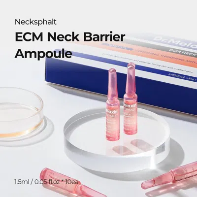 Dr.melaxin Necksphalt Ecm Neck Barrier Ampoule 111111 oz Skin Care 8809886481659 In Transparent