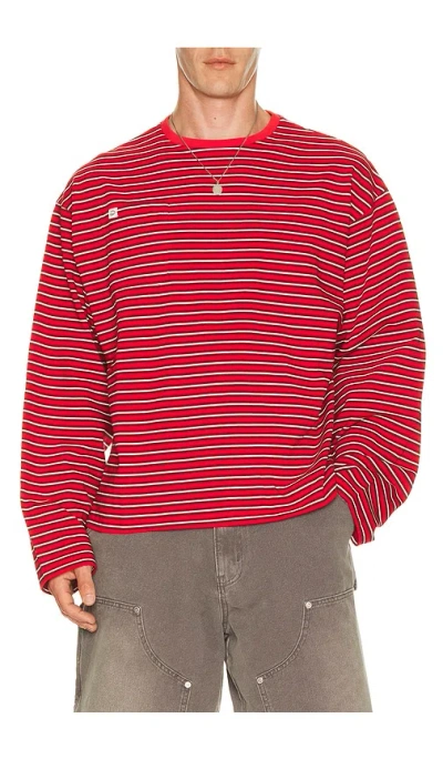 Drmers Club Striped Long Sleeve Tee In Multi