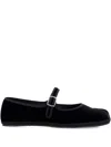 Drogheria Crivellini Fu-tabi Cayman Ballet Flats In Black
