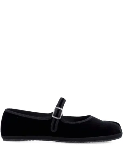 Drogheria Crivellini Fu-tabi Cayman Ballet Flats In Black