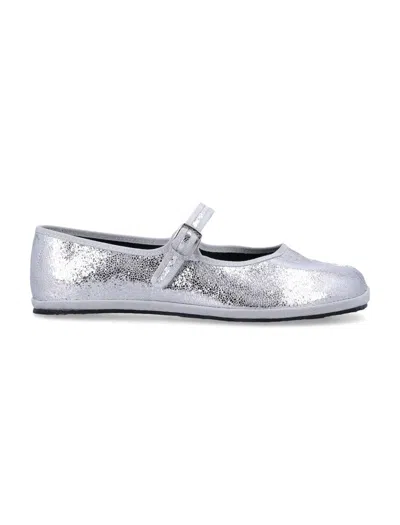 Drogheria Crivellini Fu-tabi Laminated Leather Flat Shoes