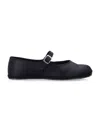 Drogheria Crivellini Black Satin Ballet Flats