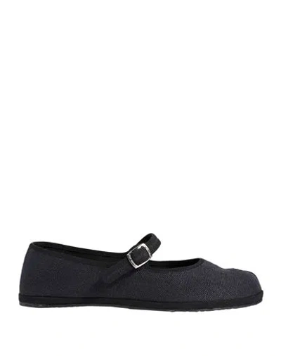 Drogheria Crivellini Woman Ballet Flats Black Size 7 Cotton