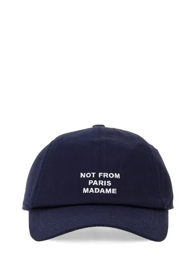 Drôle De Monsieur Baseball Cap In Blue