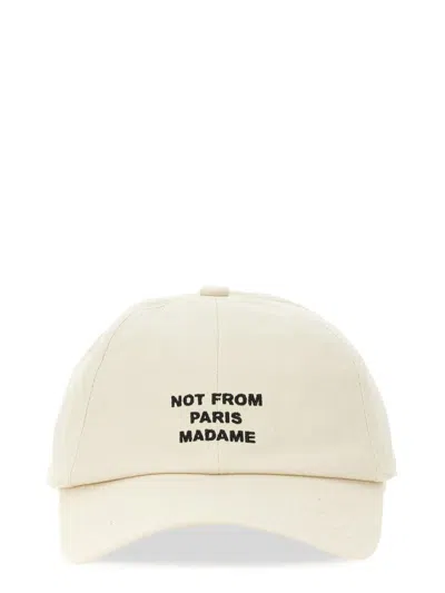 Drôle De Monsieur La Casquette Embroidered Baseball Cap In Neutral