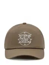 Drôle De Monsieur La Casquette Slogan Tresses Cap In Brown