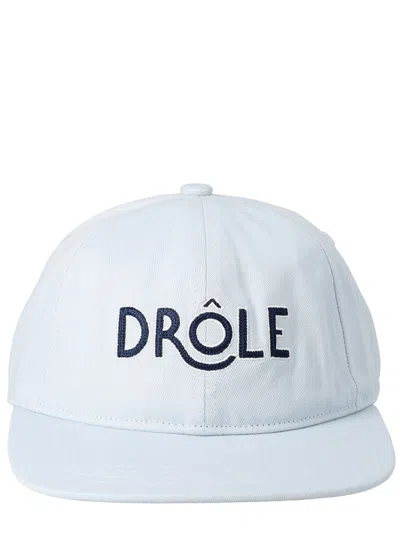Drôle De Monsieur Baseball Hat With Logo In Blue