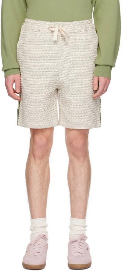 Drôle De Monsieur Beige 'le Short Tweed' Shorts