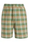 Drôle De Monsieur Fancy Plaid Shorts In Gn