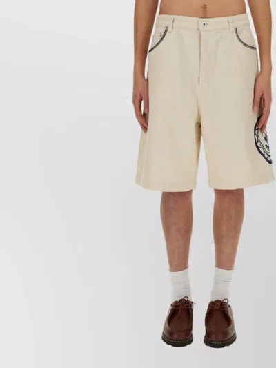 Drôle De Monsieur Bermuda Shorts With Back And Side Pockets