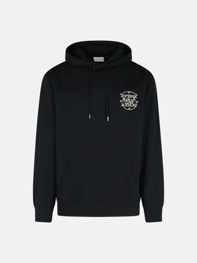 Drôle De Monsieur Black Cotton Hoodie