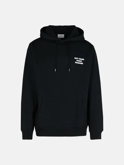 Drôle De Monsieur Black Cotton Sweatshirt
