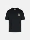 Drôle De Monsieur Black Cotton T-shirt In Black