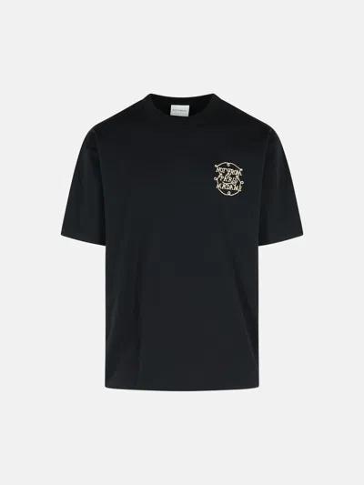 Drôle De Monsieur Black Cotton T-shirt