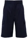 Drôle De Monsieur Drole De Monsieur Le Short Cargo Laine In Black