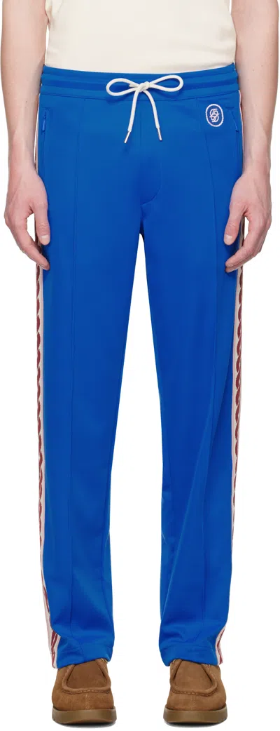 DRÔLE DE MONSIEUR BLUE 'LE TRACK PANTS TRESSE' TRACK PANTS