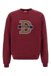 Drôle De Monsieur Oversize Crew Neck Cotton Sweatshirt In Wn