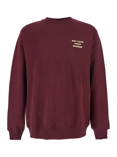 Drôle De Monsieur Drole De Monsieur Sweatshirt In Red