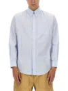 Drôle De Monsieur Striped Shirt Button-down Collar