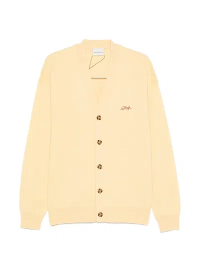 Drôle De Monsieur Button-fastening Cardigan In Pink