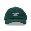 Drôle De Monsieur Drole De Monsieur Green Cotton Cap In Green