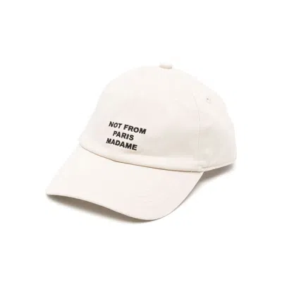 Drôle De Monsieur Cappello Da Baseball Con Ricamo In White