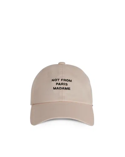 Drôle De Monsieur Cappello Slogan Beige