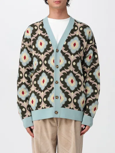 Drôle De Monsieur Cardigan  Men Color Kaki In Multi