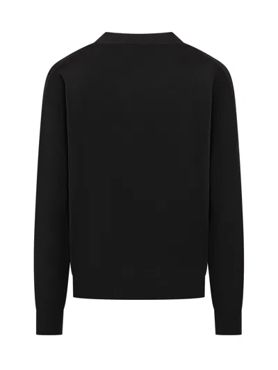 Drôle De Monsieur Drole De Monsieur Cardigan With Embroidered Detailing In Black