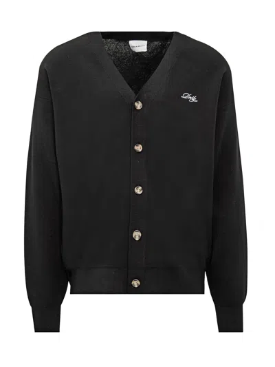 Drôle De Monsieur Drole De Monsieur Cardigan With Embroidered Detailing In Black