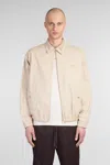 Drôle De Monsieur Casual Jacket In Beige Cotton In Neutral