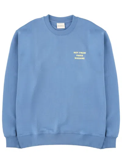 Drôle De Monsieur Sweatshirt Men  In Blue