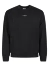 Drôle De Monsieur 'le Slogan Classique' Black Crewneck Sweatshirt With Contrasting Print In Black